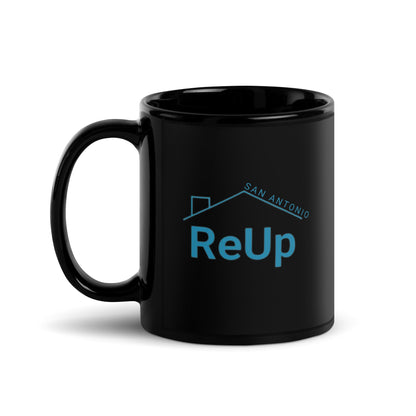 Black Glossy Mug - ReUp San Antonio