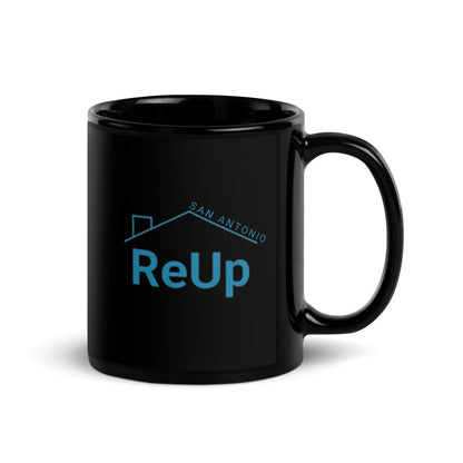 Black Glossy Mug - ReUp San Antonio