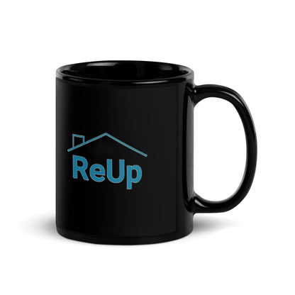 Black Glossy Mug - ReUp