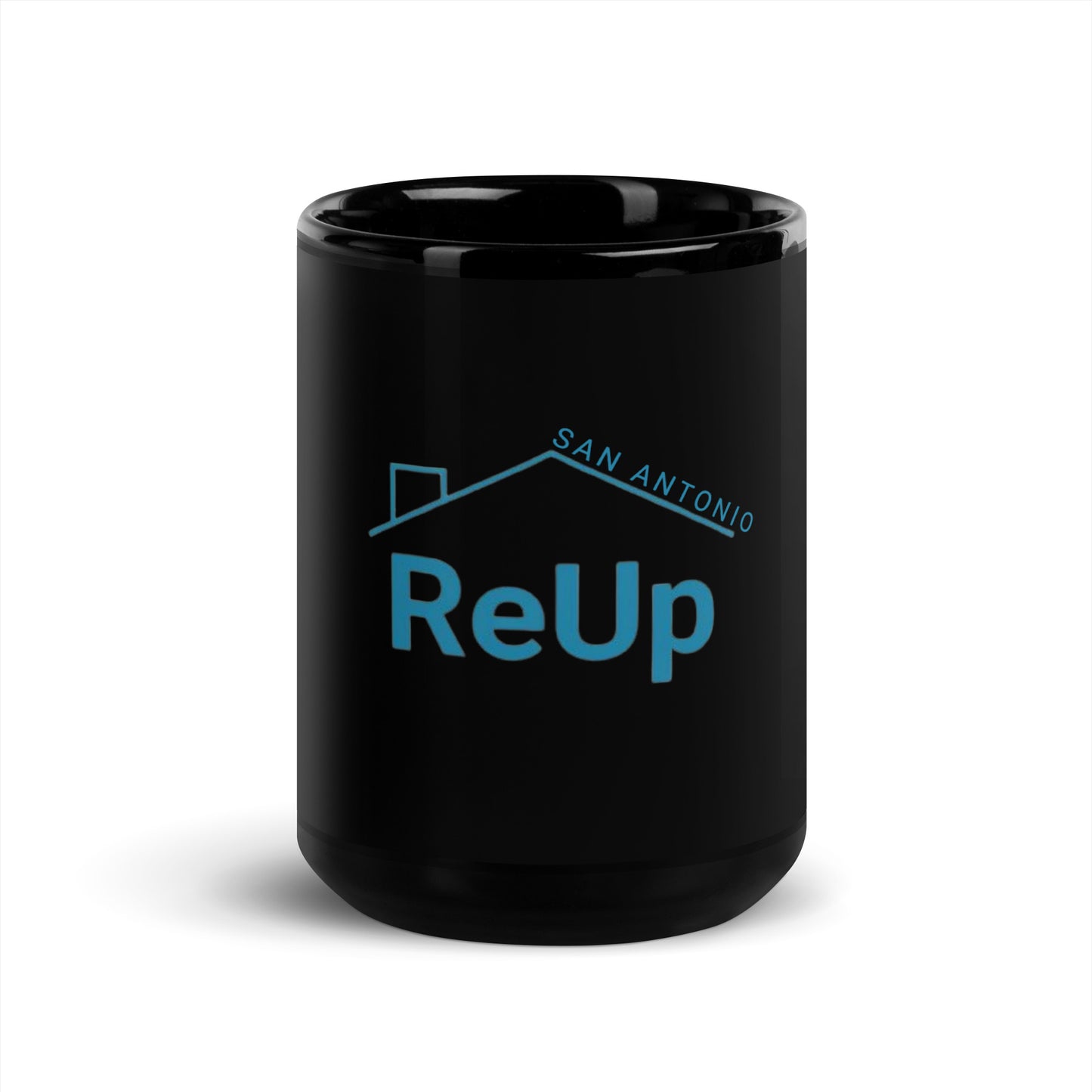 Black Glossy Mug - ReUp San Antonio