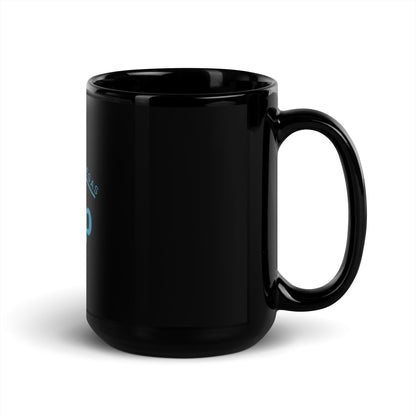 Black Glossy Mug. - Las Vegas